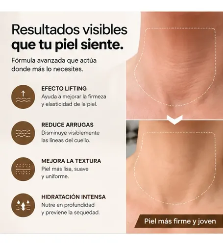 Crema Reafirmante Y Reductora De Líneas Para El Cuello 20 G