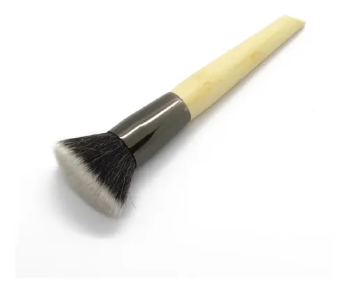 Brocha Plana De Bamboo Para Base Maquillaje Jessamy P7502