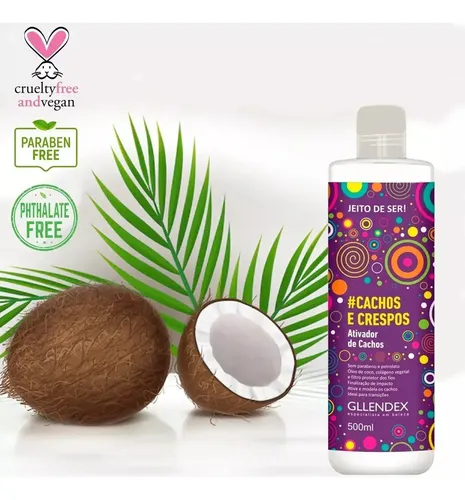 Gllendex Jeito De Ser Crema Activador Rulos 500 Ml