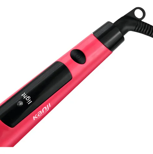 Planchita Y Buclera 2 En 1 Rosa Kanji Cable Giratorio