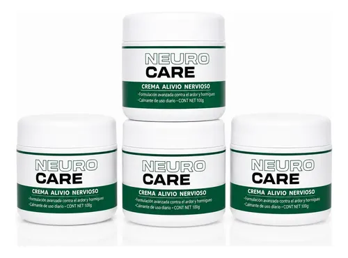 Crema Alivio Nervioso Ardor Y Hormigueo Neurocare Pack X4