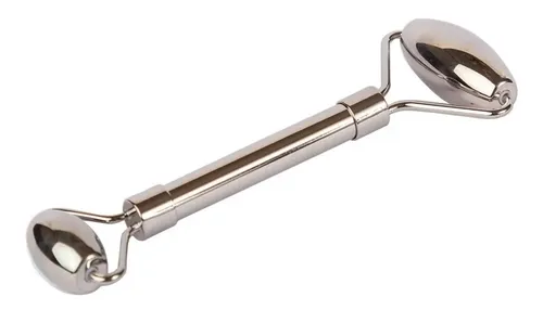 Roller Acero Inoxidable Masajeador Facial Jade
