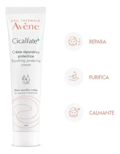 Avene Cicalfate Crema Reparadora Purificante Calmante Pieles Sensibles Tipo De Piel Sensible