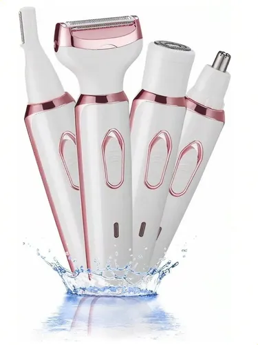 Depiladora Mujer 4 En 1eléctrica Usb Uso Seco Y Húmedo