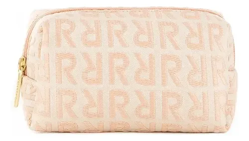 Neceser Rafitthy Mujer Portacosmeticos Maquillaje Viaje Color Beige Diseño De La Tela Lisa