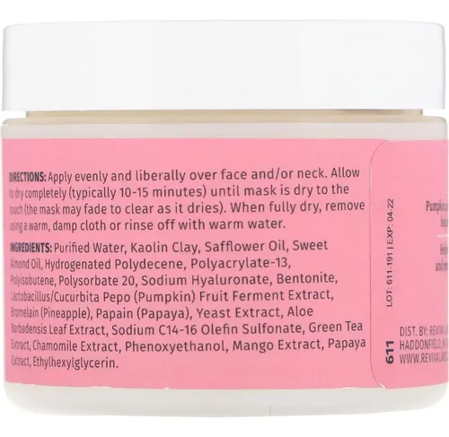 Mascarilla Exfoliante De Enzimas Frutales Reviva Labs