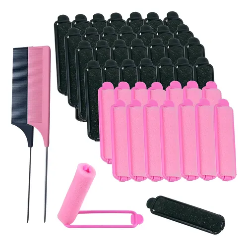 Juego 44 Rulos De Espuma Para El Cabello, Reutilizables