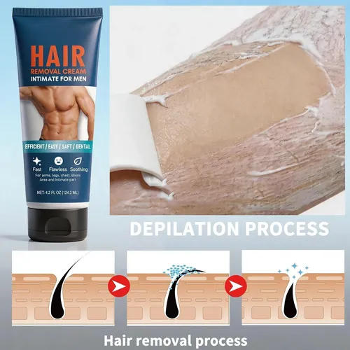Crema Depilatoria Para Hombres Ybyidu 5-8 Min
