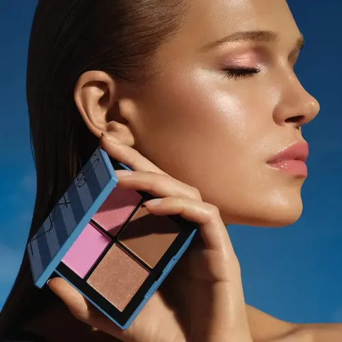 Nars Rubor Y Bronzer Paleta Hot Escape Cheek Face Palette Tono Del Maquillaje Light