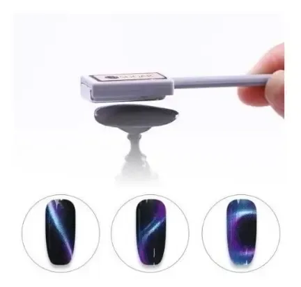 Lapiz Iman Doble Esmaltes Cat Eye Magneticos Ojo Gato Uña