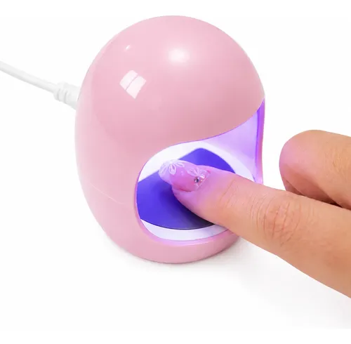 Mini Cabina Uv Led Uñas Dedos 5w Esculpidas Gelificadas Semi