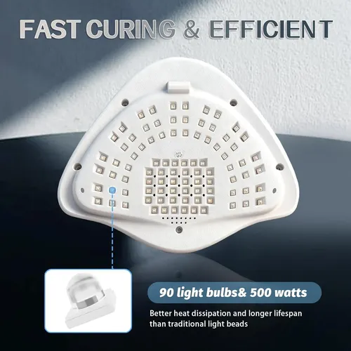 Lámpara Uv Led Profesional 500w Beenle New-x19 Para Uñas