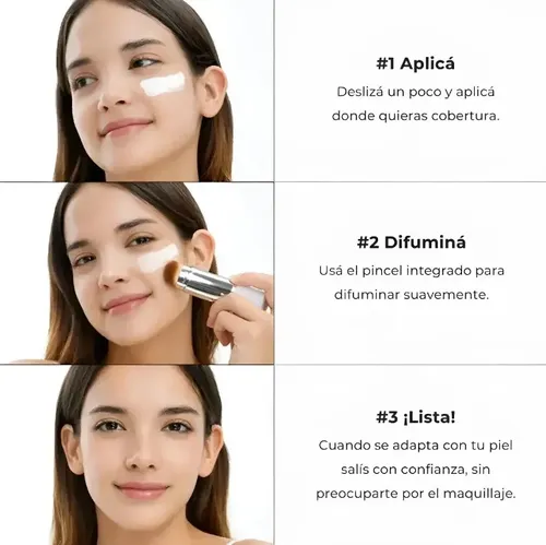 Base De Maquillaje Coreana Viral Ocheal En Barra Con Fps