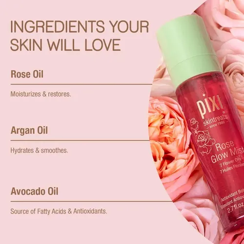 Fijador De Maquillaje Con Agua De Rosa Pixi 80ml