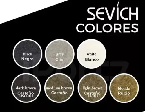 Fibras Capilares Sevich 25gr + Aplicador Color Medium Brown