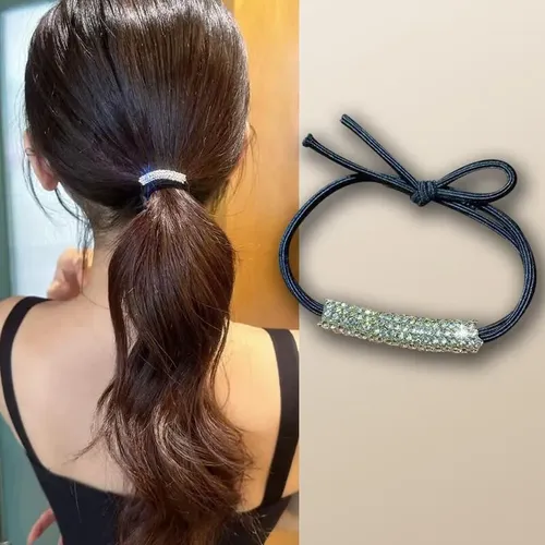 Fsfs Juego De 5 Cintas For El Pelo Con Diamantes De Coral Claro