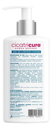 Cicatricure Gel De Limpieza Acqua Defense 175 Gr