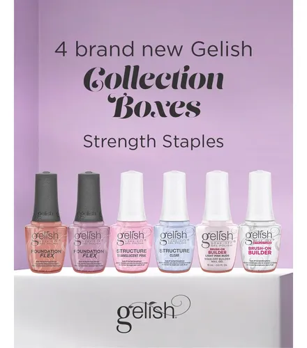 Set Gelish Kit Esmalte Gel Verano 6 Colores Duraderos
