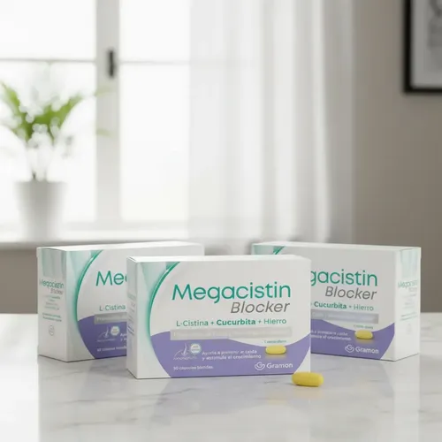 Megacistin Blocker Anticaida Combo X 3 Cajas X 30 Capsulas