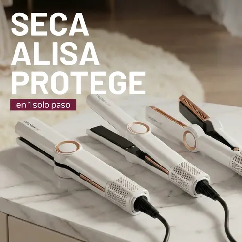 Plancha De Pelo Secadora Aire Be Plex Air Profesional 2 En 1