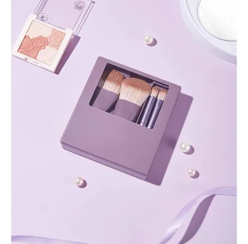 Set Portátil De Brochas De Maquillaje De Viaje, 5 Piezas, Mi