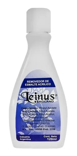 Removedor Esmaltado Semipermanentes Uñas Leinus 120 Ml X24