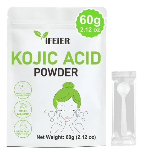 #ácido Kojico Powder Ifeier 60 G Pure Skincare Diy/