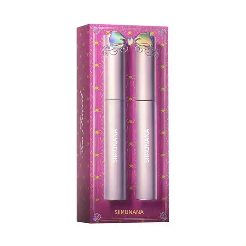 Set De Rímel Negro Rizado, Denso, Impermeable Y Resistente A 01