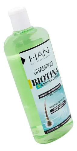 Han Biotina Acido Hialuronico Shampoo Anticaída Crecimiento