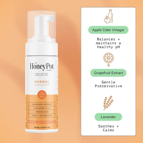 Paquete De Higiene Femenina The Honey Pot Con Lavado Y