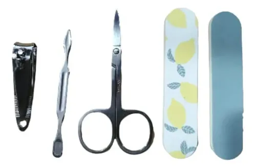 Set de Manicura UBSE 6 Piezas Manos y Pies Con Alicate y Tijeras
