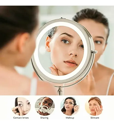 Ovente Espejo De Maquillaje Con Luz Led