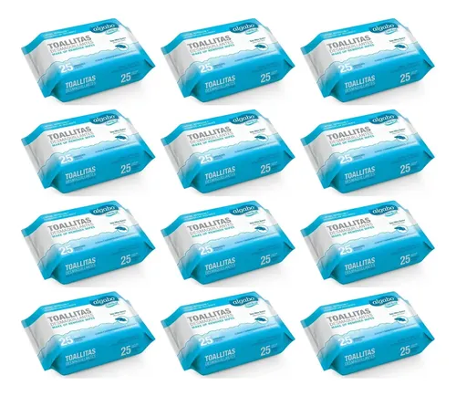 Pack Toallitas Desmaquillantes Algabo 25 U