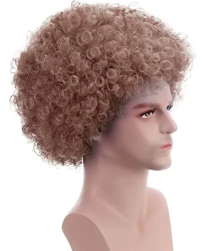 Payaso Sintético Afro Esponjoso De Belleza Sin Peluca Para C