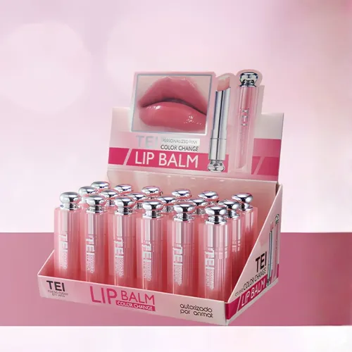 Lip Balm Bálsamo Labial X3 Tei Cosmetica Cambia Color Anmat