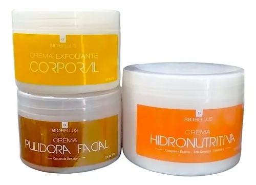 Set Cuidado Facial Y Corporal Exfolia E Hidrata Biobellus