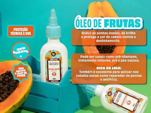 Óleo Capilar Lola Bendita Ghee Reconstrucción Papaya 50ml