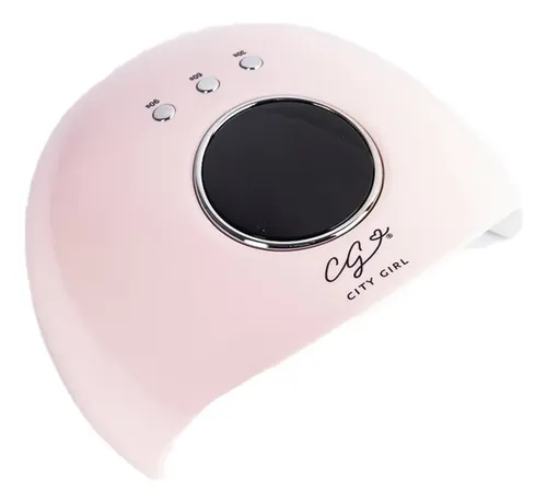 Lampara Uv Led City Girl 36w Cabina Uñas Horno Gel Color Rosa