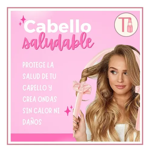 Rulos Naturales Sin Calor Rizador Rulero De Cabello Satinado