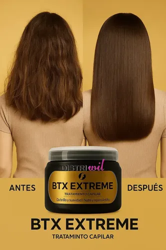 Máscara Baño De Crema Btx Extreme Frilayp Anti Frizz X 240