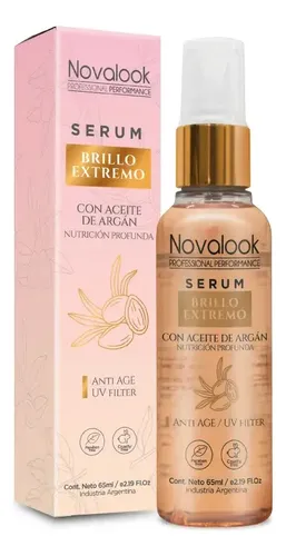 Sérum Brillo Extremo Novalook 65ml Toque Final Argán