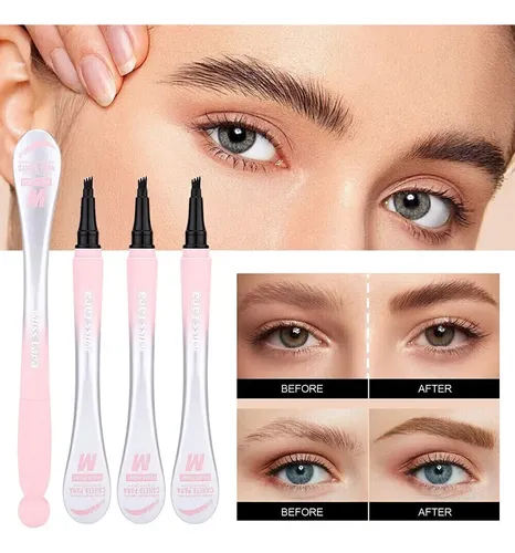 Lápiz Líquido Efecto Pelo Natural Para Cejas Secado Rápido