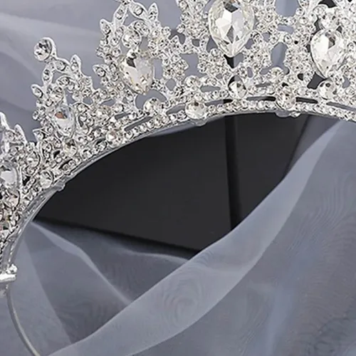 Diadema Con Forma De De Boda Para Mujer, Pelo De Alea