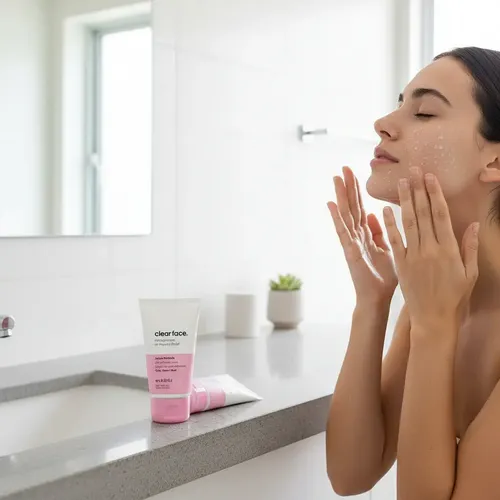 Clear Face Microgranulos De Limpieza Facial Gel Exfoliante