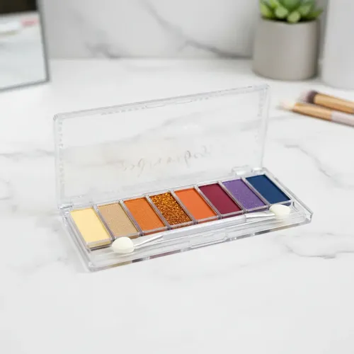 Paleta Sombras Ojos Matte Glitter Brillante Skora Aplicador