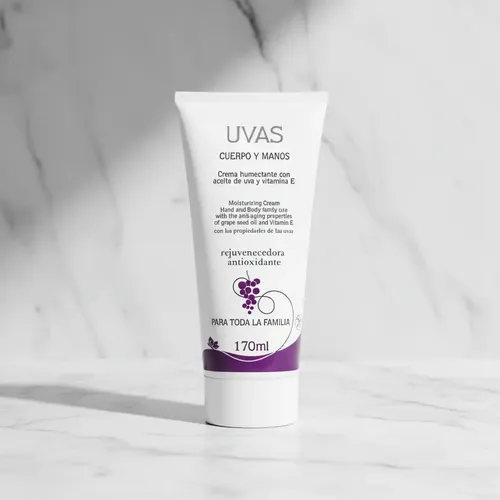 Crema Cuerpo Y Manos 170ml Uvas Apta Celíacos