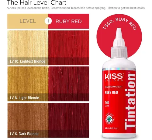Coloración Semipermanente Red By Kiss Tintation Con Base