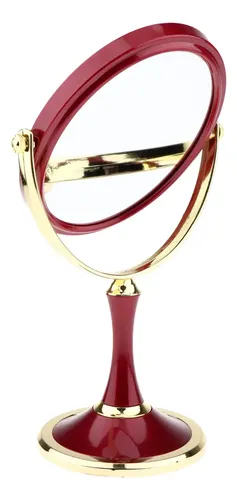Espejo Cosmético 30x16cm Rojo