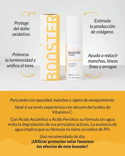 Booster Facial Biobellus Antioxidante Ascorbic 30ml