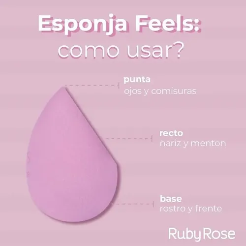 Esponja De Maquillaje Beauty Blender Ruby Rose